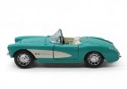 Black / Blue 1:24 Scale Maisto Diecast 1957 Chevrolet Corvette