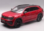 Blue / Red 1:18 Scale Diecast 2023 VW Teramont X SUV Model