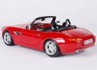 Red 1:18 Scale Bburago Diecast BMW Z8 Roadster Model