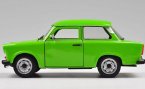 Green 1:24 Scale Welly Diecast Trabant 601 Model