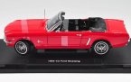 Red /Black 1:18 Scale Welly Diecast 1964 1/2 Ford Mustang Model