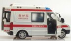 1:32 White-Red Diecast Mercedes Benz Sprinter Ambulance Toy