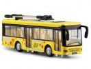 Red / Yellow / Blue Kids Diecast Trolley Bus Toy