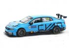 1:64 Scale Blue Diecast 2022 Lynk & Co 03 TCR Race Car Model