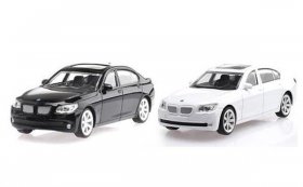 Kids White / Black 1:43 Scale Diecast BMW 750 Li Toy