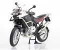 Kids 1: 9 Scale Gray / White / Red BMW R1200GS Motor Toy