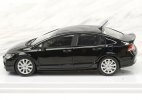 Black 1:43 Diecast 2008 Honda Civic 2.0GL S Package Model