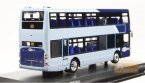 Blue 1:76 Scale CMNL Diecast Scania Double Decker Bus Model