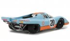 Blue-Orange Gulf 1:43 Scale Diecast 1970 Porsche Model