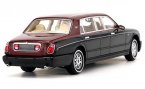 Wine Red-Black 1:43 Scale Diecast Bentley Arnage Model