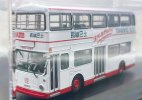 White Diecast Daimler Fleetline DMS MCW Double Decker Bus Model
