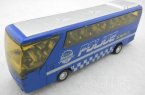 Kids Diecast White / Yellow / Blue Toy City Bus