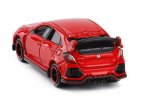 1:64 Scale Red NO.58 Kids Diecast Honda Civic Type R Toy