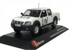 White 1:43 J-collection UN Peacekeeping Diecast Nissan Pickup