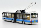 1:64 Diecast Huayu BJD WG160A Articulated Trolley Bus Model