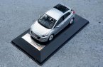 1:43 Scale Silver / Blue Premium-X Diecast Hyundai I30 Model