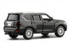 1:32 Scale Black / White / Silver Diecast Nissan Patrol SUV Toy