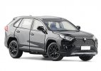 Black / White / Blue 1:32 Scale Diecast 2020 Toyota RAV4 Toy