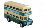 Kids Scale Red /Blue /Green Diecast BeiJing Double Decker Bus