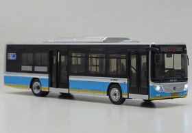 1:43 Scale Blue Beijing NO.44 Diecast Foton AUV City Bus Model