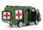 Kids Army Green Ambulance Diecast VW 9.150 ECE Armour Truck Toy