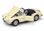 Black / Creamy White 1:24 Scale Welly Diecast BMW 507 Model