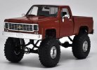 Red / Yellow 1:24 Soreal Diecast Chevrolet Pickup Truck Model