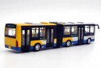 1:64 Scale NO.27 Diecast Jinghua Beijing Articulated Bus Model