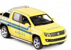 Yellow Kids 1:30 Scale Diecast VW Amarok Pickup Truck Toy