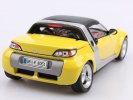 1:18 Scale Yellow Bburago Diecast Mercedes-Benz Smart Model