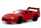 Red 1:64 Scale Bburago Diecast Ferrari F40 Competizione Model