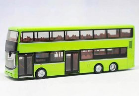 1:110 Scale Green Diecast Singapore Double Decker Bus Model