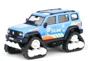 1:64 Scale Blue Diecast Tank 300 SUV Model