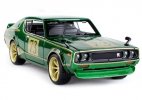 Green 1:24 Maisto Diecast 1973 Nissan Skyline 2000 GT-R Model