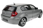 1:18 Scale Silver Welly Diecast BMW 1 Series 120i Model