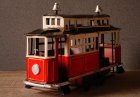 Red / Green Medium Scale Tinplate San Francisco Tram Model