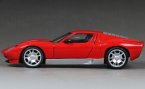 1:24 MotorMax Red / Yellow Diecast Lamborghini Miura Model