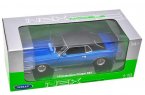 Welly 1:18 Scale Blue Diecast 1970 Mercury Cougar XR7 Model