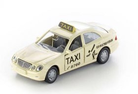 1:55 Scale White SIKU Brand BENZ E500 TAXI Toy