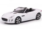 Kids White / Blue / Orange Diecast Jaguar F-Type Roadster Toy