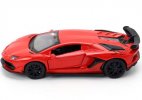 White / Red 1:43 Kids Diecast Lamborghini Aventador SVJ63 Toy