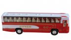 Red Alloy Made Kids Tour Bus Toy