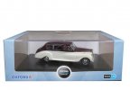 White-Brown 1:43 Scale Oxford Diecast Austin Princess Model