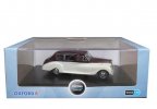 White-Brown 1:43 Scale Oxford Diecast Austin Princess Model