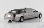 Kids 1:38 Black / White / Gray Diecast Lincoln Limousine Toy