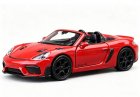 Red 1:36 Scale Kids Welly Diecast Porsche 718 Spyder RS Toy