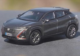 1:43 Scale Deep Gray Plastic 2020 Changan UNI-T SUV Model