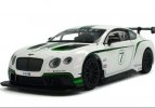 White 1:32 Scale Kids Diecast Bentley Continental GT3 Toy