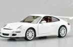 1:24 Scale Welly Black / White Diecast Porsche 911 GT3 RS Model