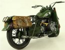 Large Scale Army Green 1944 Harley Davidson WLA Military Model